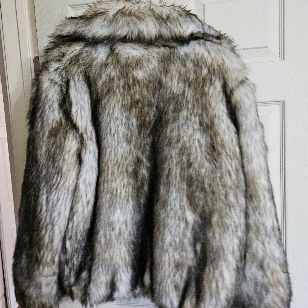 Faux Fur Bomber Jacket